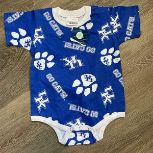 Official License NWT University of Kentucky Baby Onsie Go Cats!